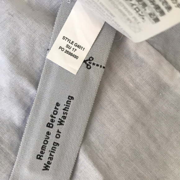 🎉HP J. Crew tipped ruffle top in stripe - Picture 5 of 7